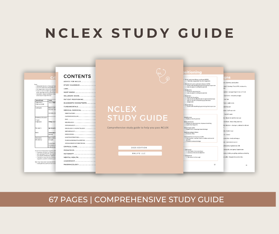 NCLEX Study Guide - Physical Book